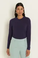Jersey top met lange mouwen