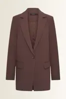 Oversized blazer met klassieke reverskraag