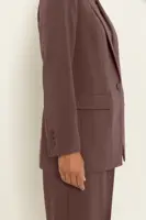 Oversized blazer met klassieke reverskraag