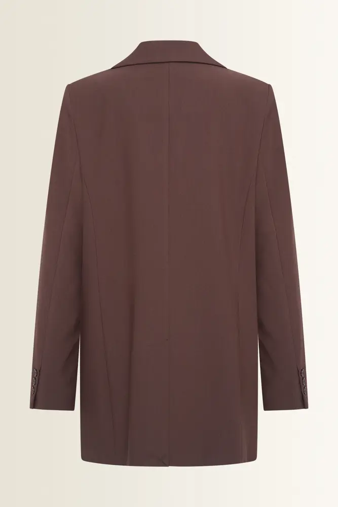Oversized blazer met klassieke reverskraag