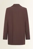 Oversized blazer met klassieke reverskraag