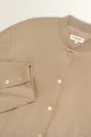 Oversized bomber van sweatstof
