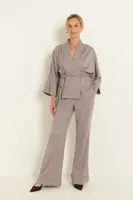Pantalon met ruitdessin