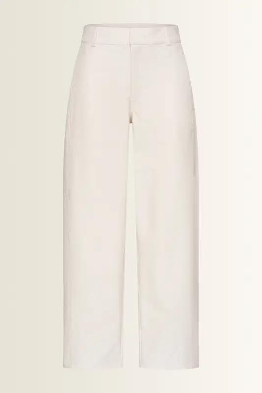 Barrel broek met verlegde zijnaden