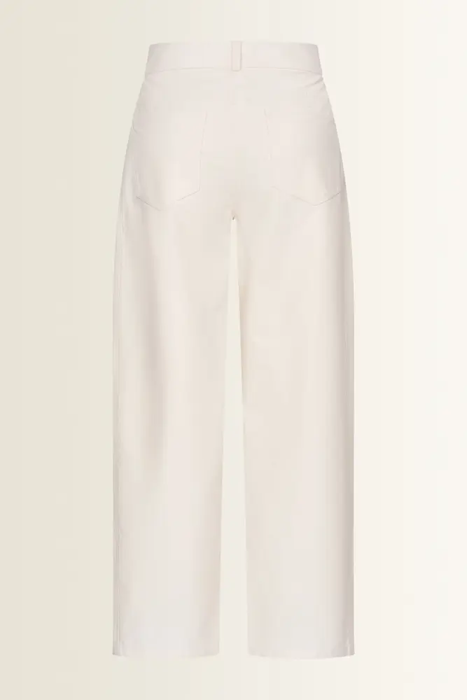 Barrel broek met verlegde zijnaden