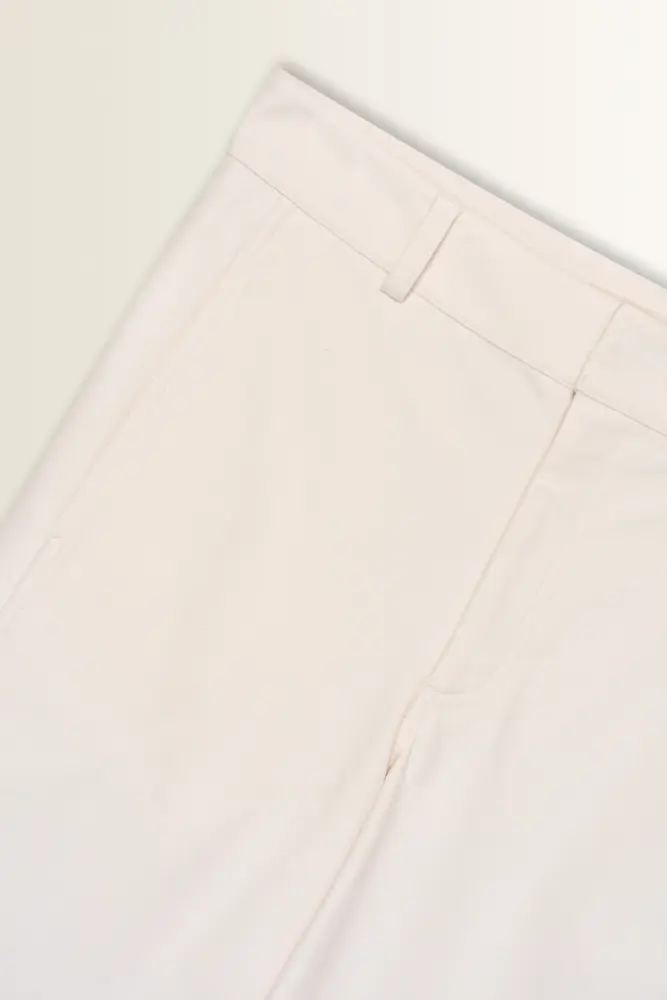 Barrel broek met verlegde zijnaden