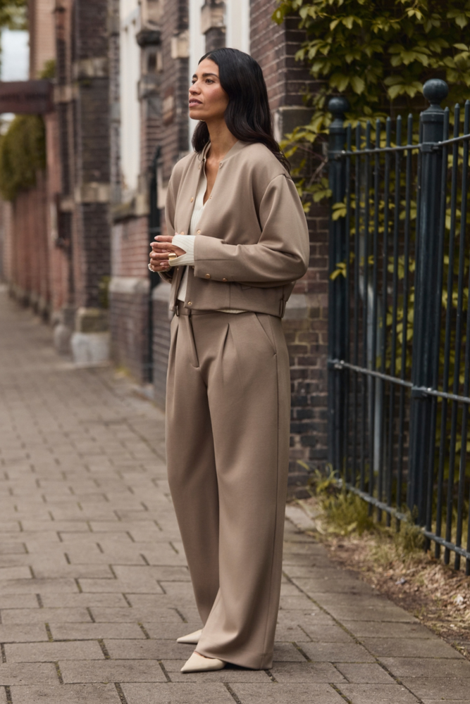 Sweatpantalon met klassieke sluiting