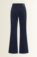 Flared ribfluwelen broek