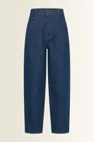 Barrel jeans met gebogen naden