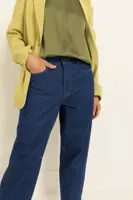 Barrel jeans met gebogen naden