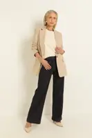 Wide-leg jeans met opgestikte zakken