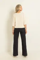 Wide-leg jeans met opgestikte zakken