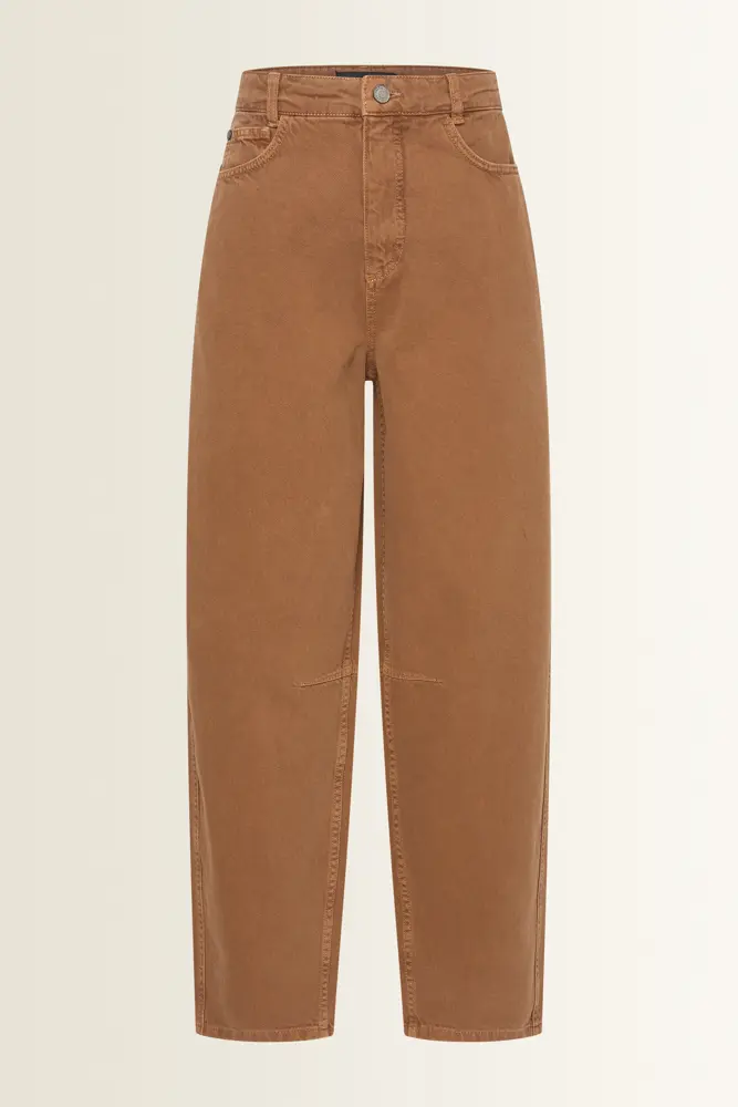 Barrel jeans met hoge taille