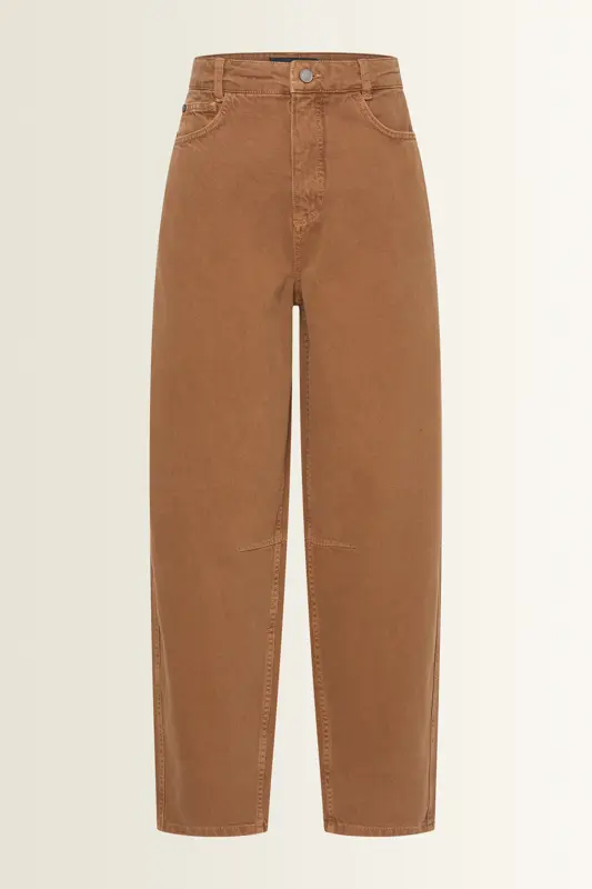 Barrel jeans met hoge taille