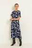 Travel maxi jurk met grafische print