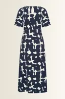 Travel maxi jurk met grafische print