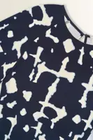 Travel maxi jurk met grafische print