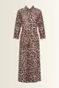 Luipaardprint blousejurk