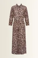 Luipaardprint blousejurk