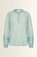 Gestreepte blouse met raglanmouwen
