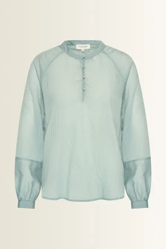 Gestreepte blouse met raglanmouwen