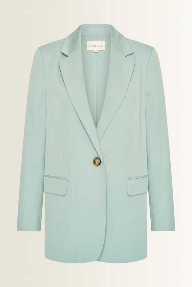 Oversized blazer met zijsplitten