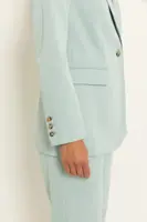 Oversized blazer met zijsplitten
