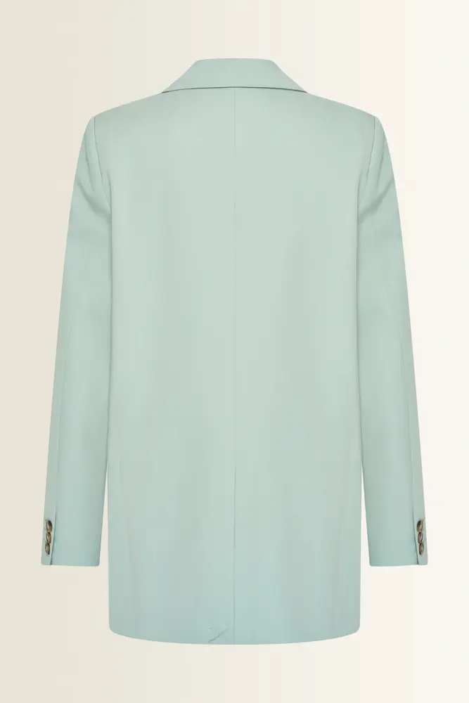 Oversized blazer met zijsplitten