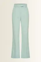 Rechte pantalon met zijsplitten