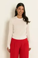 Fijngebreide trui met lurex