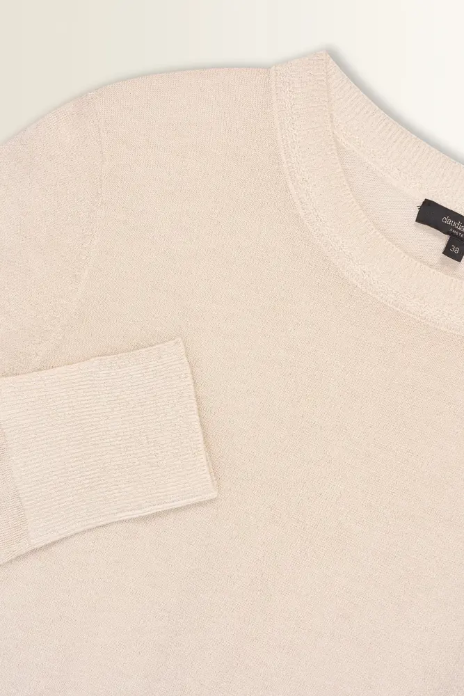 Fijngebreide trui met lurex