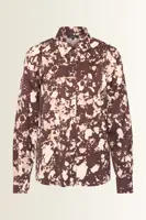 Satijnen blouse met print