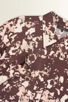 Satijnen blouse met print