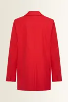 Rechte blazer in wolmix