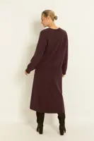 Gebreide A-lijn rok met cashmere