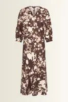 Midi-jurk met grafische print
