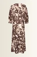 Midi-jurk met grafische print