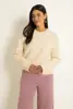 Oversized trui met geborstelde structuur