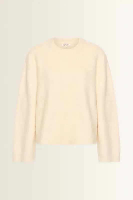 Oversized trui met geborstelde structuur