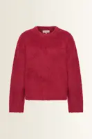 Oversized trui met geborstelde structuur