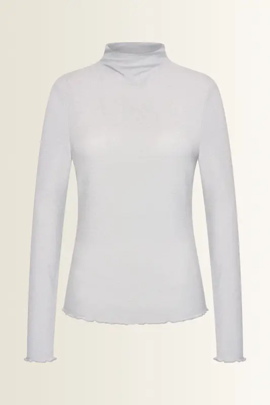 Coltop met metallic glans