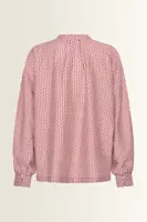 Blouse met grafische print en pofmouwen