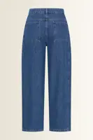 Barrel jeans met zijpanelen