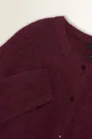 Gebrushte alpacacardigan