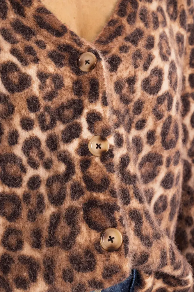 Luipaardvest van alpacamix