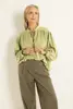 Blouse met strikhals