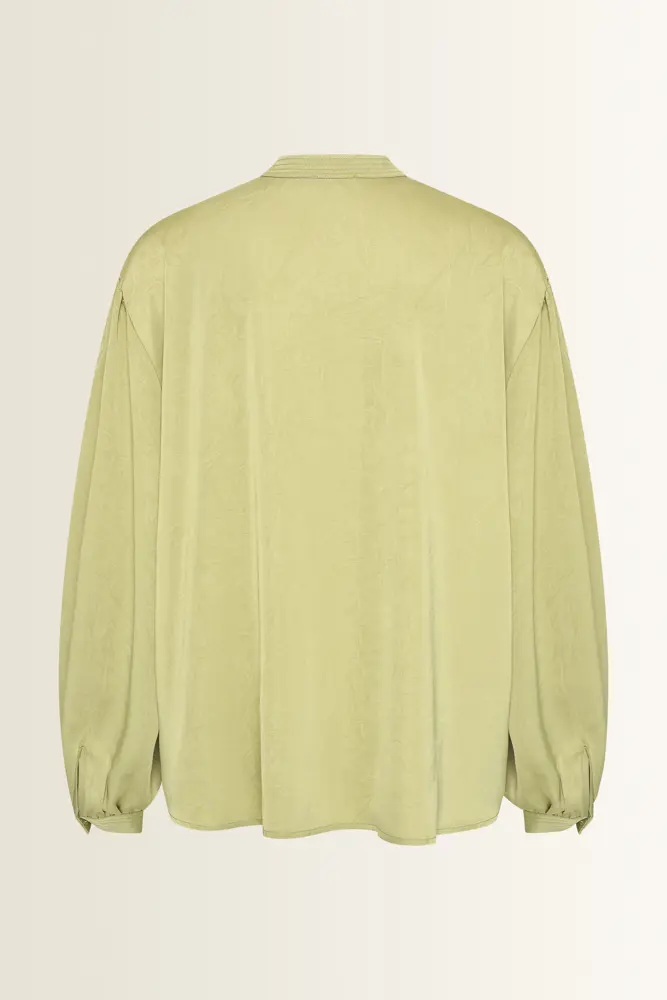 Blouse met strikhals