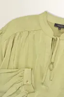 Blouse met strikhals