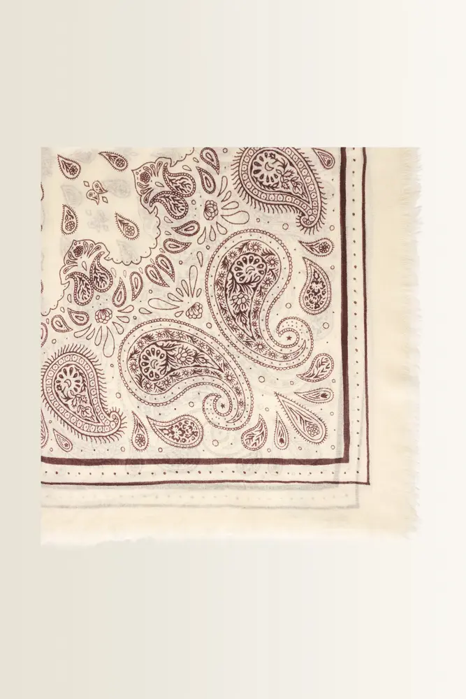 Wollen paisleyshawl