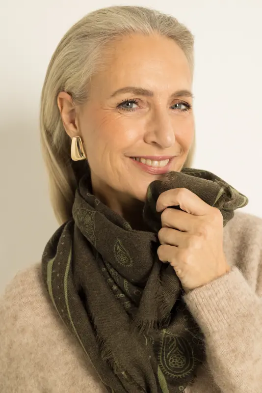 Wollen paisleyshawl